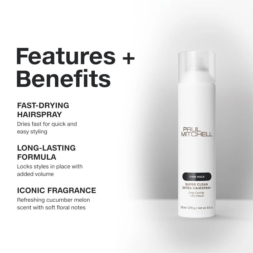 Super Clean Extra Hairspray 315ml - Image 2