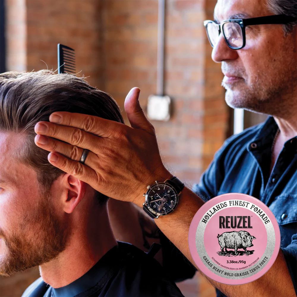 Pink Heavy Grease Pomade - 95g - Image 10