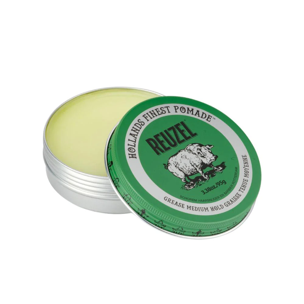 Reuzel Green Pomade Grease Pomade - 95g - Image 2