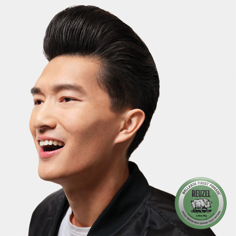 Reuzel Green Pomade Grease Pomade - 95g - Image 4