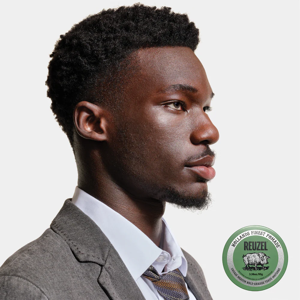 Reuzel Green Pomade Grease Pomade - 95g - Image 5