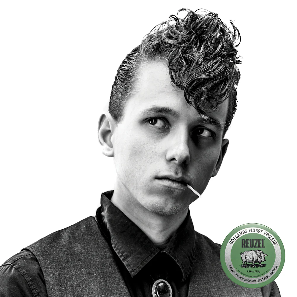 Reuzel Green Pomade Grease Pomade - 95g - Image 7