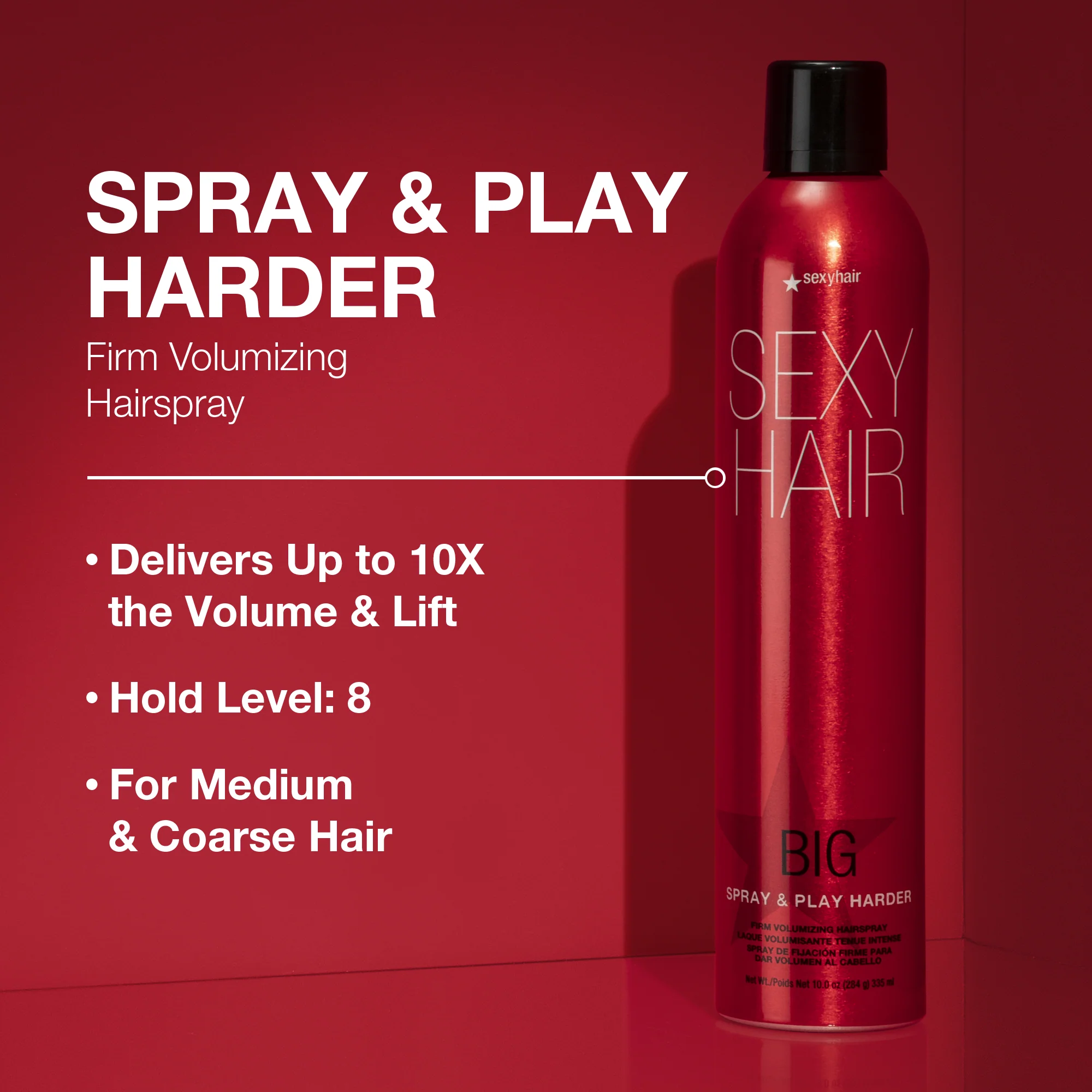 Spray and Play Harder Volumising Hairspray 284g - Image 2