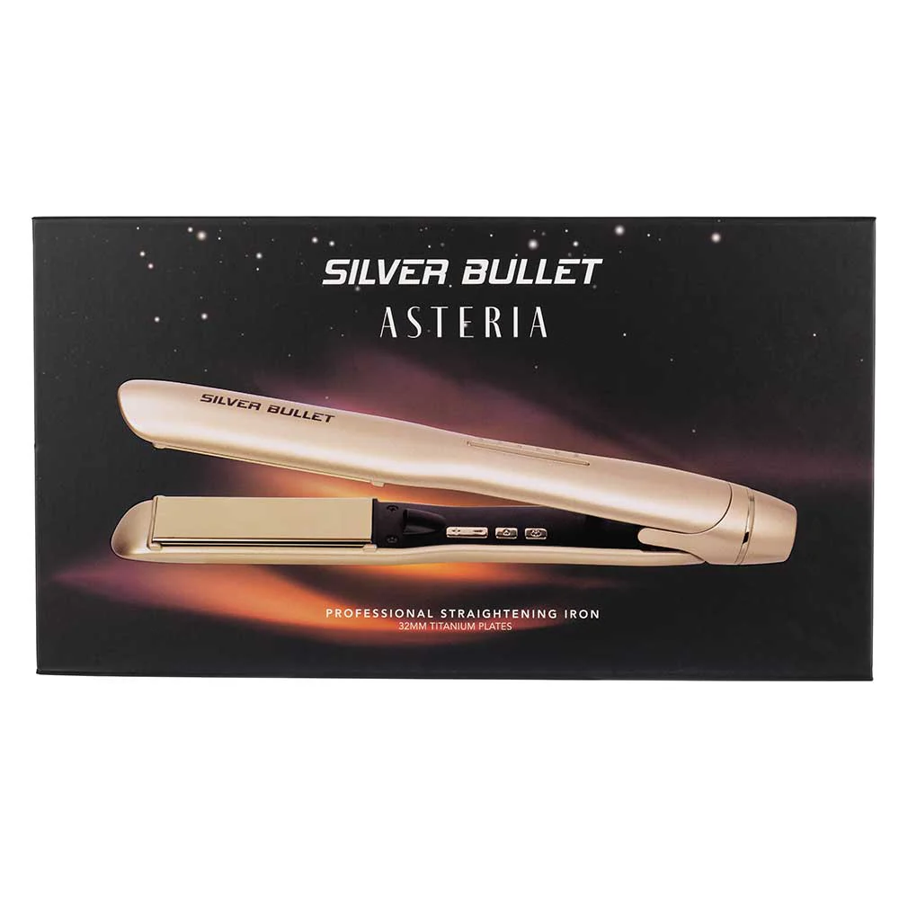 Asteria Ionic Titanium 32mm Straightener - Champagne - Image 5