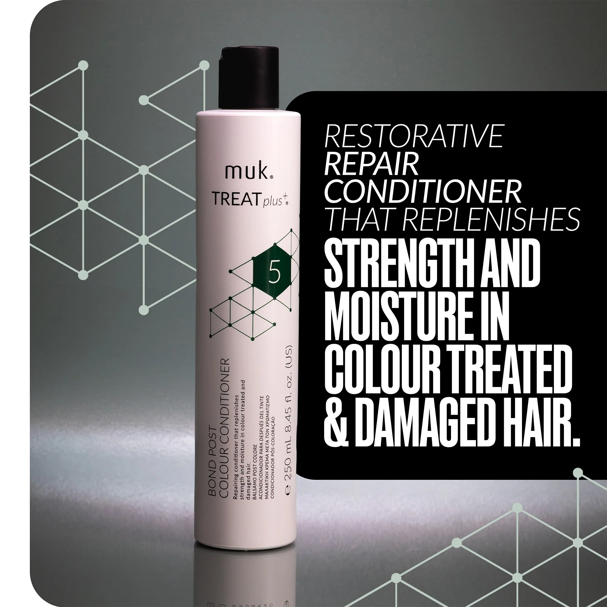 Treat plus+ Bond Post Colour Conditioner 250ml - Image 2
