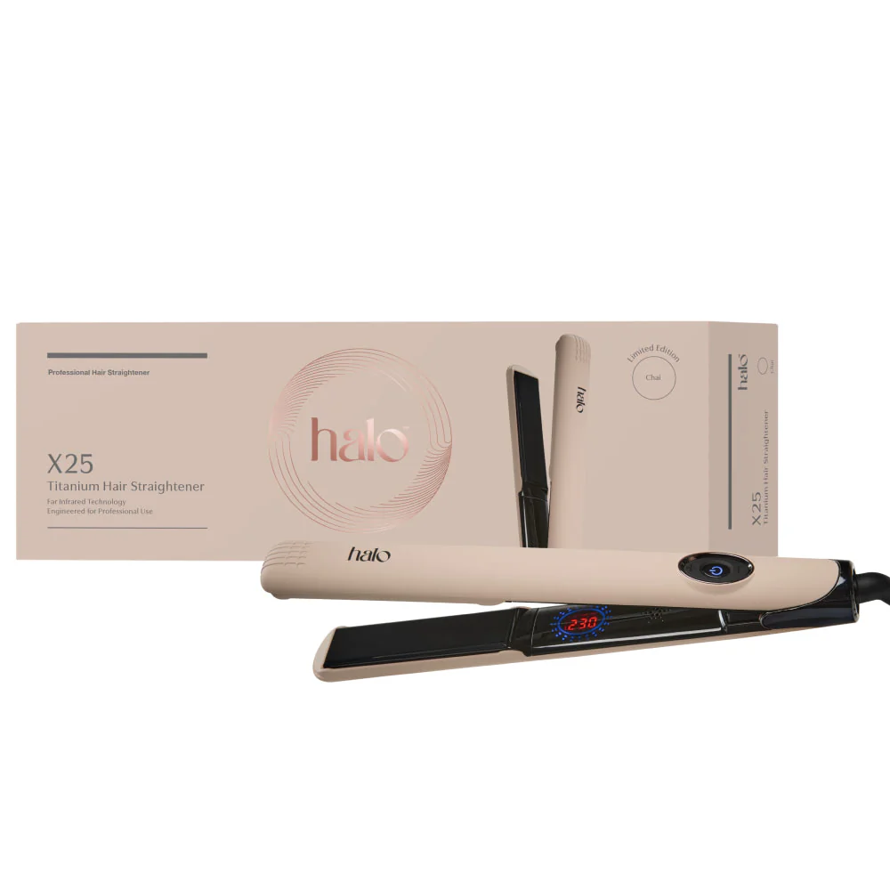 X25 Titanium Hair Straightener - Chai - Image 4